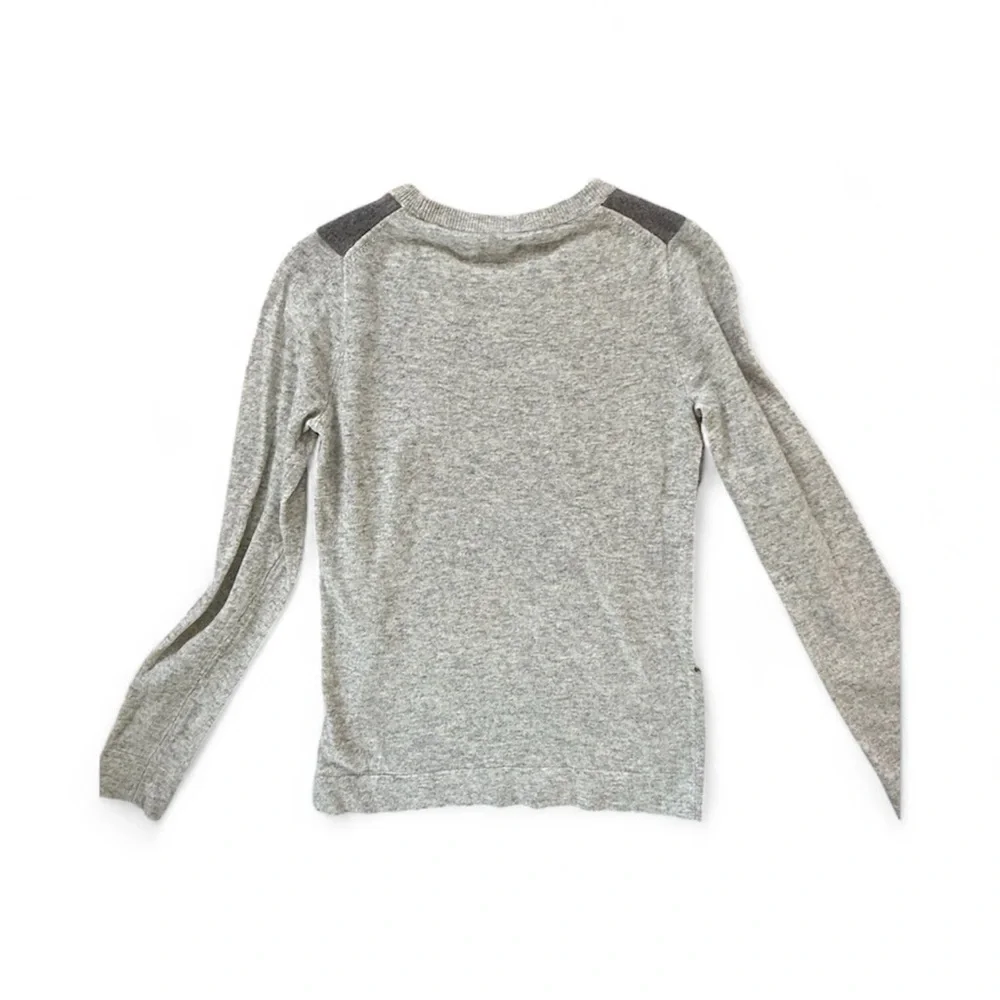 J. Crew Crewneck sweater with lace detail holiday size xs